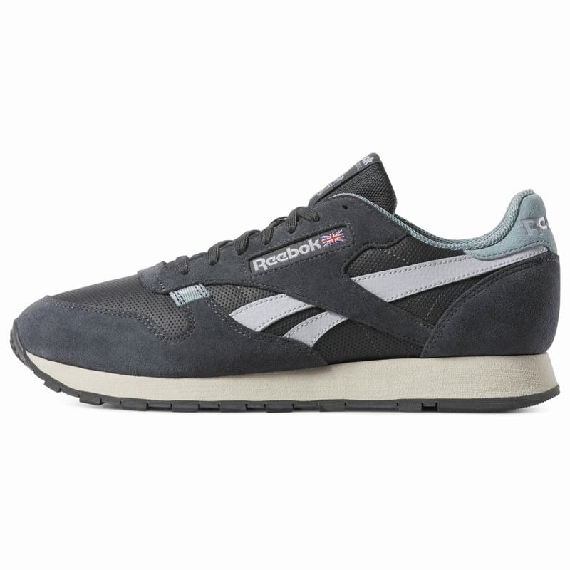 Reebok Classic Leather Tenisky Panske - Siva/Tyrkysové VW8191JM